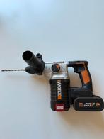 Worx Accu boorhamer WX380.9 met accu - zonder lader, Ophalen, Zo goed als nieuw, Boor- en/of Breekhamer, Variabele snelheid