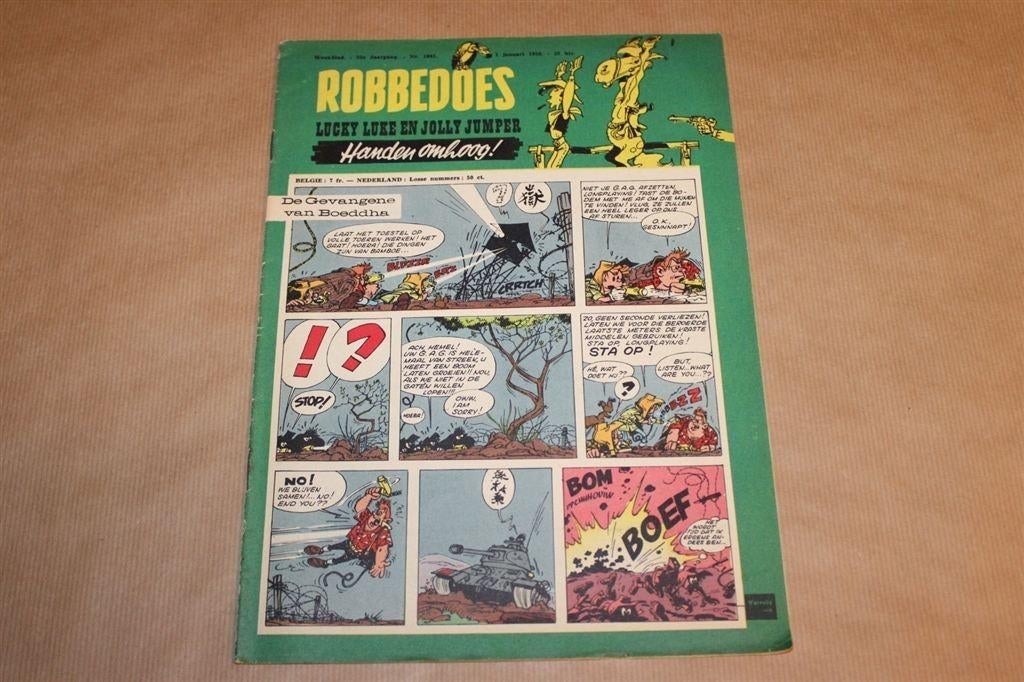 Robbedoes Weekblad - Nr. 1081 - 1959, Eén stripboek, Ophalen of Verzenden, Zo goed als nieuw