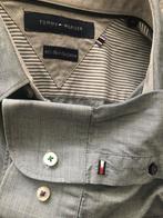 Maat M/L tommy hilfiger blouse overhemd merkkleding merken, Blauw, Tommy Hilfiger, Ophalen of Verzenden, Zo goed als nieuw
