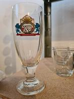 prachtige oude Amstel glas op voet bierglas, Verzamelen, Glas en Borrelglaasjes, Ophalen of Verzenden, Zo goed als nieuw