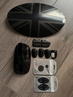 Mini Cooper stickers met Union Jack-vlagontwerp grijs zwart, Ophalen of Verzenden, Nieuw, Mini