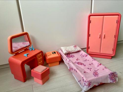 Vintage Barbie slaapkamer, Kinderen en Baby's, Speelgoed | Poppen, Gebruikt, Barbie, Verzenden