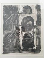 Zeefdruk van Jeroen Hermkens uit 2010  58x73 met lijst, Ophalen