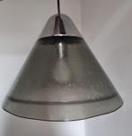Vintage glazen design peill en putzler lamp, Huis en Inrichting, Lampen | Hanglampen, Ophalen of Verzenden, Gebruikt, Glas, Minder dan 50 cm