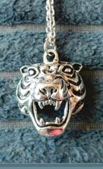 Ketting Panter, Verzenden, Nieuw, Zilver, Met hanger