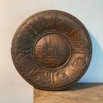 Vintage Koperen Wandbord Keulen, Ophalen of Verzenden, Koper