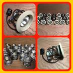 209.  Retro Spots 20 stuks 14 beige  6 bruine diameter 12cm, Ophalen of Verzenden, Metaal of Aluminium