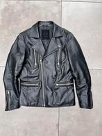 ZUMO ZWART 100% ECHT LEER LEREN BIKER JACK HEREN JAS MAAT L, Kleding | Heren, Jassen | Zomer, Maat 52/54 (L), Zumo, Zwart, Ophalen of Verzenden