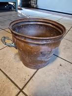 Koperen plantenbak met bronzen handvatten, Antiek en Kunst, Ophalen, Koper
