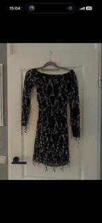 Glitter jurk zwart, Kleding | Dames, Positiekleding, Ophalen of Verzenden, Zo goed als nieuw, Zwart, Jurk