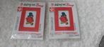 2 kleine borduurpakketjes beertje PADDINGTON, Ophalen of Verzenden, Nieuw, Handborduren, Borduurpakket