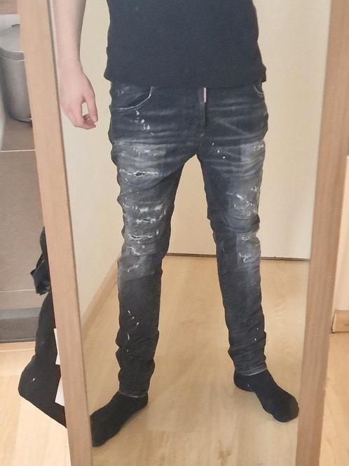 Dsquard2 broek - maat 48, Kleding | Dames, Broeken en Pantalons, Zo goed als nieuw, Maat 46/48 (XL) of groter, Zwart, Ophalen of Verzenden