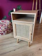 2x Nachtkastje met deur en open vak, Huis en Inrichting, Kasten | Dressoirs, Ophalen, Minder dan 50 cm, Zo goed als nieuw, 25 tot 50 cm