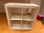 Ikea kastje wit met 4 vakken, Ophalen, Gebruikt