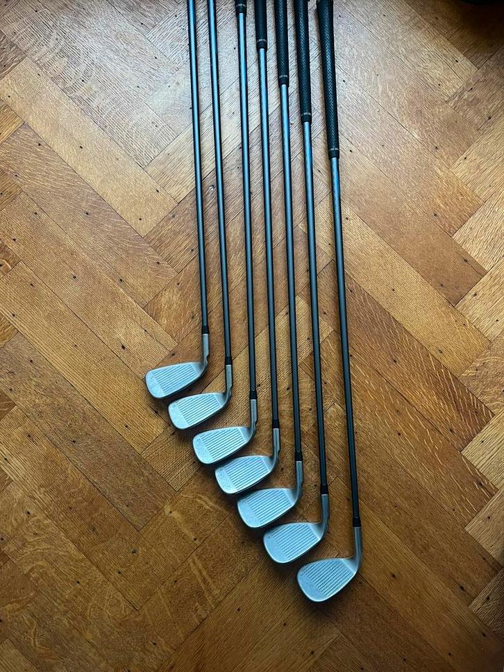 Ping G iron set 5 tm S regular flex golfclubs, Sport en Fitness, Golf, Zo goed als nieuw, Set, Ping, Ophalen of Verzenden