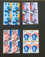 89 Blokken van 4 postfris periode 1980-1990. LEES, Ophalen of Verzenden, Na 1940