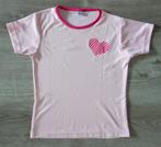 Roze sport t-shirt maat 128 134, Ophalen of Verzenden, Zo goed als nieuw, Meisje, Sport- of Zwemkleding