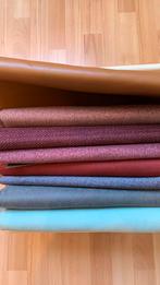 Lappen Stof Lederlook - Diverse Kleuren, Overige kleuren, Leer of Kunstleer, Nieuw, Ophalen of Verzenden