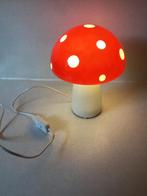 Glazen paddenstoellamp., Ophalen of Verzenden, Zo goed als nieuw, Glas, Minder dan 50 cm