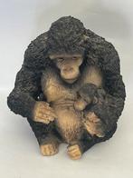 Mooi gorilla beeldje met jong – decoratief & gedetailleerd, Ophalen of Verzenden, Gebruikt, Dier