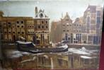 Kopie Willem Witsen: De Oude Schans in Amsterdam 97 bij 68cm, Ophalen