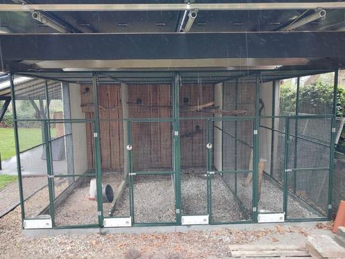 Volière, buitenvluchten, buitenvoliere aluminium volière, Dieren en Toebehoren, Vogels | Hokken en Kooien, Zo goed als nieuw, Volière