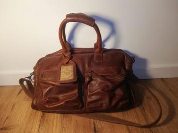 Leren Cowboysbag Luiertas