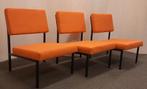 3 Vintage van der Sluis Stoelen fauteuils Dutch Design 60's, Ophalen, Drie, Midcentury Dutch Design Jaren '60 -'70 Vintage, Zo goed als nieuw