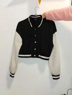 Zwart-Witte Varsity Jacket, Kleding | Dames, Jasjes, Kostuums en Pakken, Maat 38/40 (M), Zwart, Ophalen of Verzenden, Zo goed als nieuw