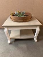 Brocante salontafel, Huis en Inrichting, Tafels | Salontafels, Ophalen, 50 tot 100 cm, Vierkant, Zo goed als nieuw