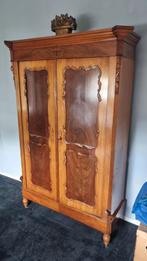 mahonie houten meidenkast, biedermeier kast., Ophalen