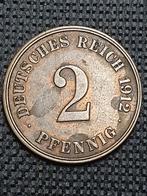 2 Pfennig 1912 J Duitsland, Ophalen of Verzenden, Duitsland, Losse munt