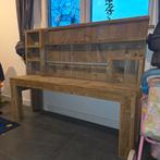 Steigerhouten Speeltafel met Opbergruimte, Huis en Inrichting, Bureaus, Ophalen, Gebruikt, Bureau