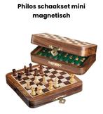 Philos schaakspel cassette magnetisch mini, Hobby en Vrije tijd, Gezelschapsspellen | Bordspellen, Nieuw, Ophalen of Verzenden