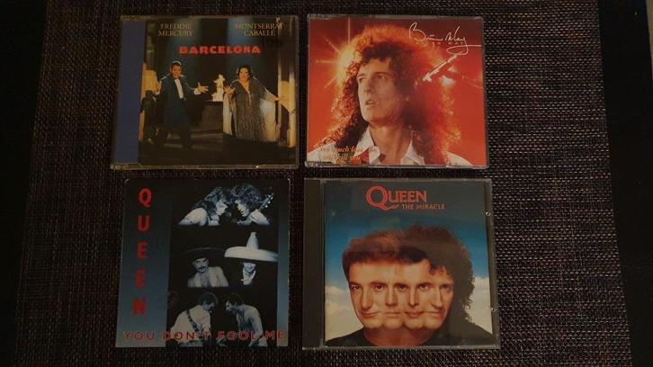 Queen + solo CD's (CD singles + Miracle UK CD Album), Cd's en Dvd's, Cd's | Rock, Zo goed als nieuw, Poprock, Ophalen of Verzenden