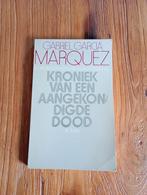 Kroniek van een Aangekondigde Dood - Gabriel García Márquez, Gabriel García Márquez, Gelezen, Ophalen of Verzenden, Wereld overig