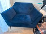 Dutchbone Kate Fauteuil/Loveseat blauw, Huis en Inrichting, Fauteuils, Verzenden, Fluweel, 75 tot 100 cm, Zo goed als nieuw