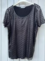 Mooi zwart T-shirt met “glans” van GEISHA, maat 40, Kleding | Dames, T-shirts, Maat 38/40 (M), Ophalen of Verzenden, Zo goed als nieuw
