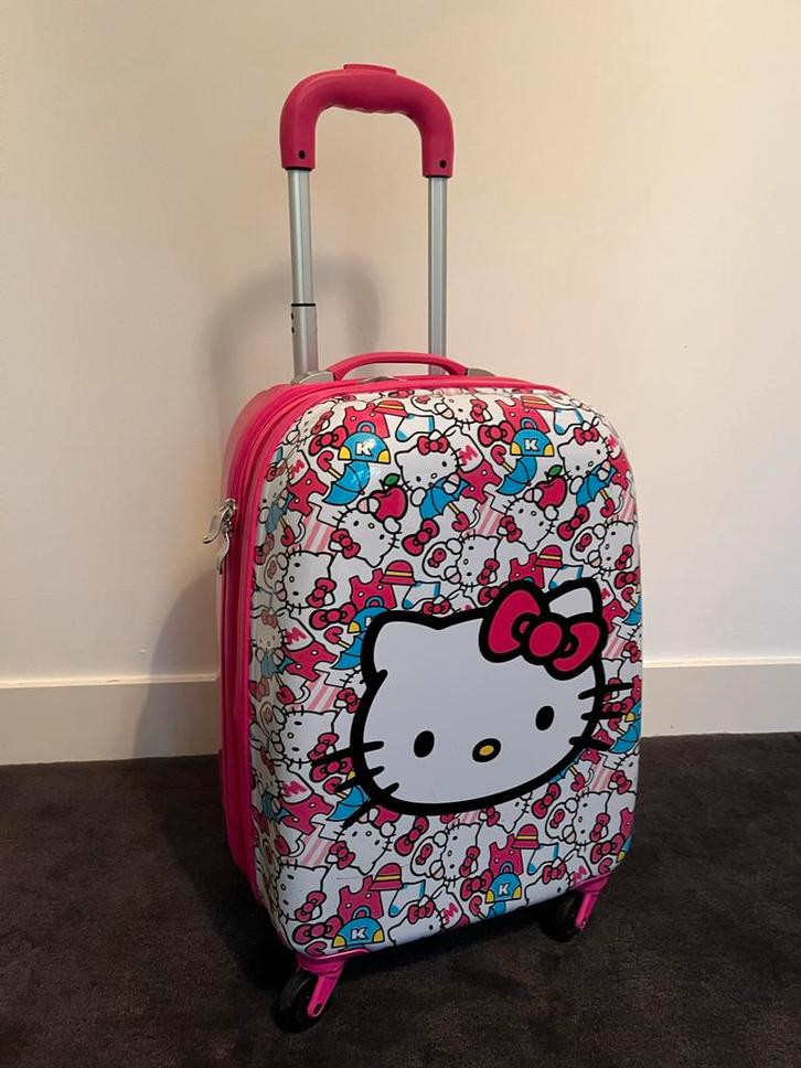 20 inch Hello Kitty Trolley - Uitbreidbaar, Motoren, Accessoires | Koffers en Tassen, Zo goed als nieuw, Ophalen