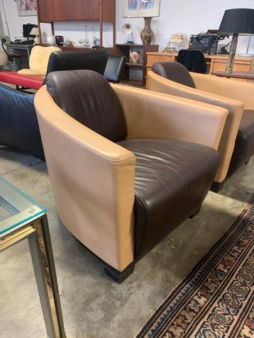 Fauteuil 2 Nicoletti Salotti Calia Italië art Deco fauteuils beschikbaar voor biedingen