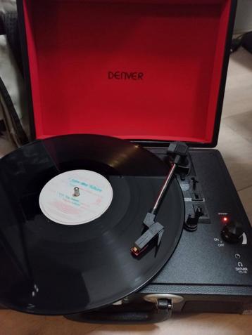 Denver Portable Platenspeler Draagbare LP Vinyl speler USB beschikbaar voor biedingen