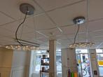 2 design hanglampen, Huis en Inrichting, Ophalen, Gebruikt, Metaal, Minder dan 50 cm