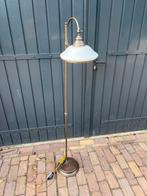 Mooie Staande Lamp met Glazen Kap, Huis en Inrichting, Lampen | Vloerlampen, Ophalen, Gebruikt, Glas, 150 tot 200 cm