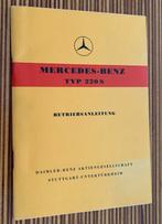 Mercedes-Benz Typ 220S Betriebsanleitung - Handleiding, Ophalen