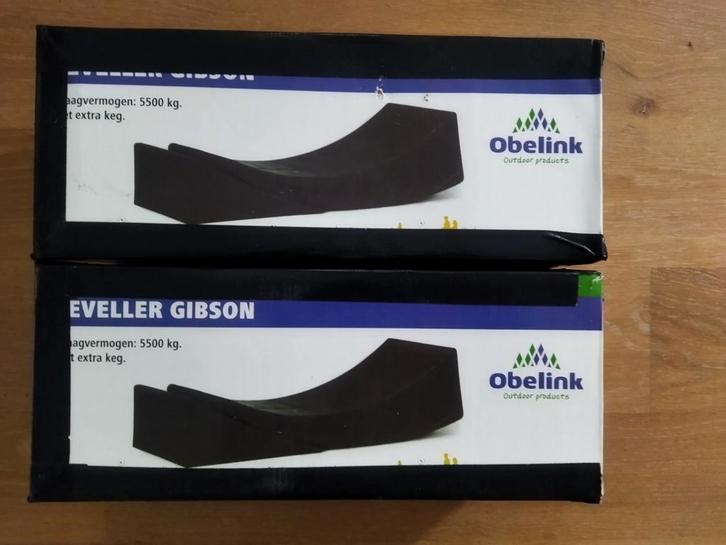 2 stuks Obelink leveller Gibson, Caravans en Kamperen, Camper-accessoires, Zo goed als nieuw, Ophalen of Verzenden