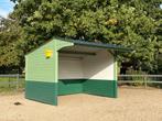 Schuilstal 3x4m + oversteek in massief Douglashout, Dieren en Toebehoren, Weidegang, 2 of 3 paarden of pony's