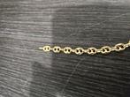 14 k gouden koffieboon schakel armband 6,5 gram, Ophalen of Verzenden, Nieuw, Goud, Goud