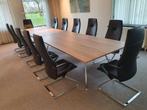 Konig & Neurath luxe leren vergaderstoelen echt leer ( 10x, Ophalen of Verzenden