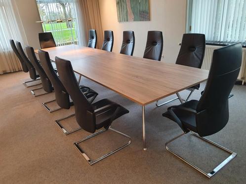 Konig & Neurath luxe leren vergaderstoelen echt leer ( 10x, Zakelijke goederen, Kantoor en Winkelinrichting | Kantoormeubilair en Inrichting