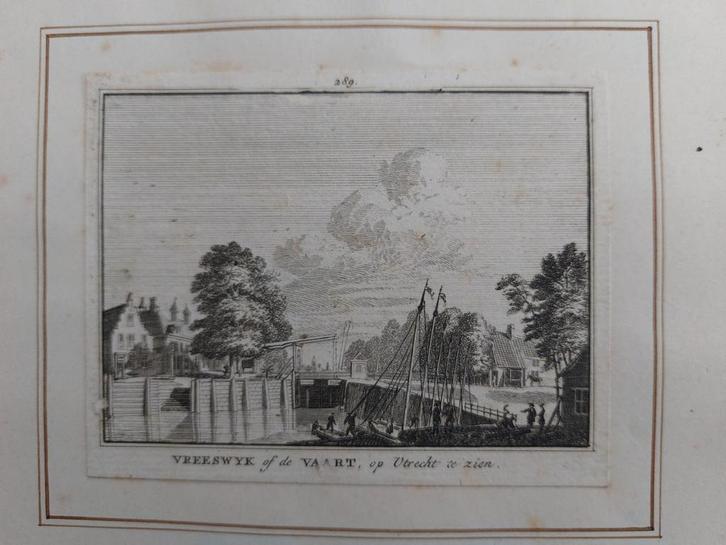 289 / Vreeswik of de vaart op Utrecht te zien, Antiek en Kunst, Kunst | Etsen en Gravures, Ophalen of Verzenden